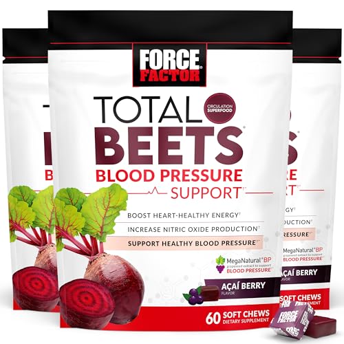 FORCE FACTOR Total Beets Blood Pressure Support Supplement,