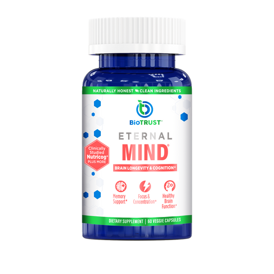 ETERNAL MIND® BRAIN HEALTH SUPPLEMENT FOR LONGEVITY AND COGNITION