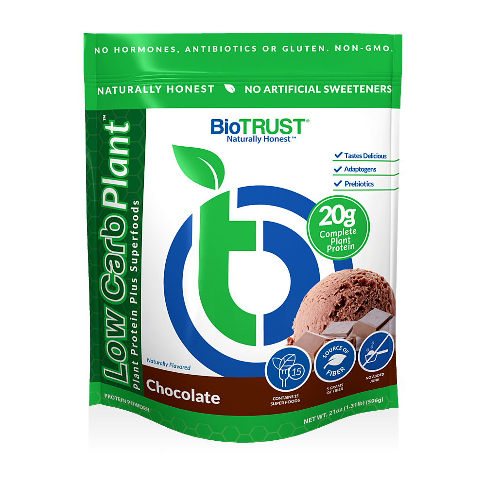 BIOTRUST LOW CARB PLANT™ — PLANT PROTEIN PLUS SUPERFOODS (2 DELICIOUS FLAVORS)