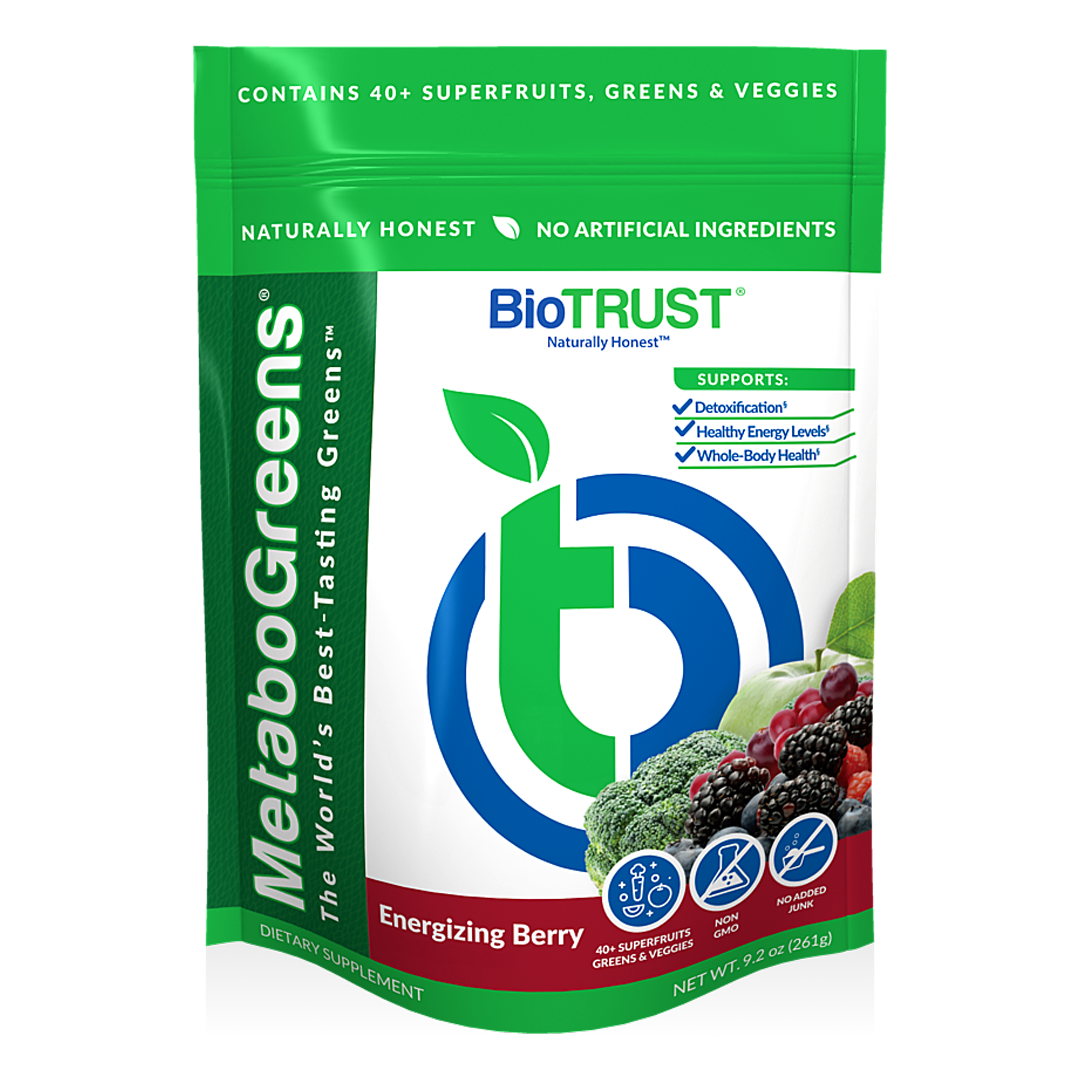 METABOGREENS® — GREAT-TASTING SUPER GREENS POWDER