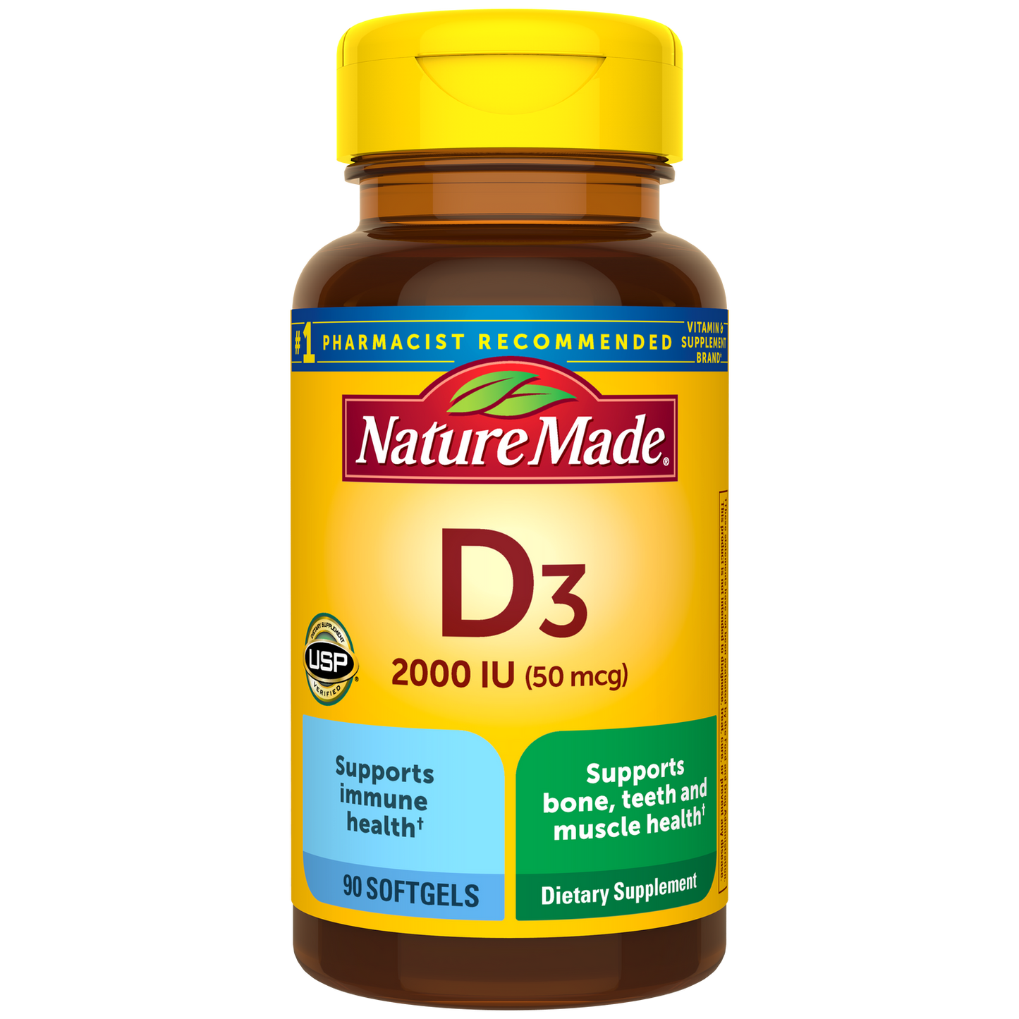 Vitamin D3 2000 IU (50 mcg) Softgels