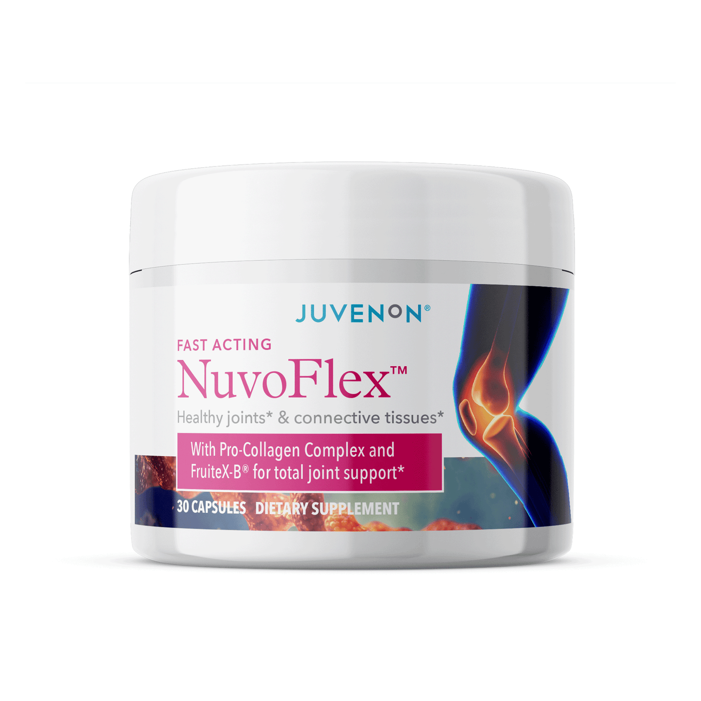 NUVOFLEX® Helps provide fast relief from joint and bone-on-bone discomfort by targeting the root cause