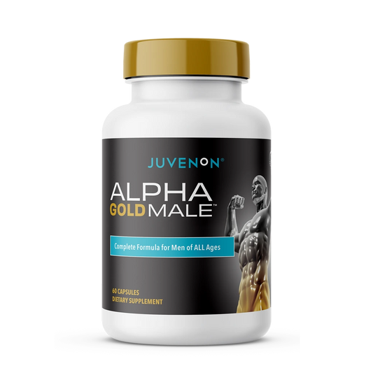 Alpha Gold Male™ Boost T Levels to Maximize Gains in Lean Muscle, Peak Drive, and Explosive Energy